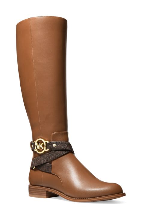 michael kors knee high boots uk|michael kors lace up boots.